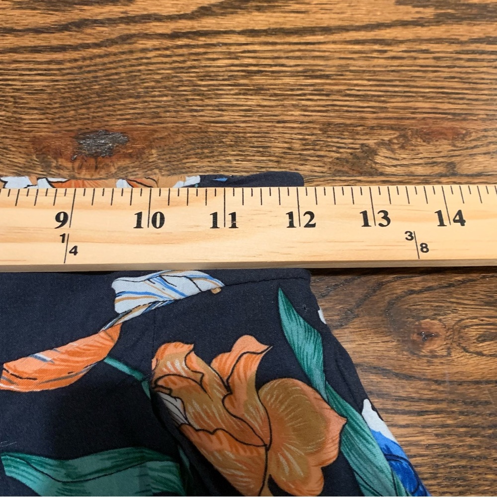 Cotton On Slip On Comfy Pants Floral XXS 04/2018 Dark Blue - Picture 4 of 7